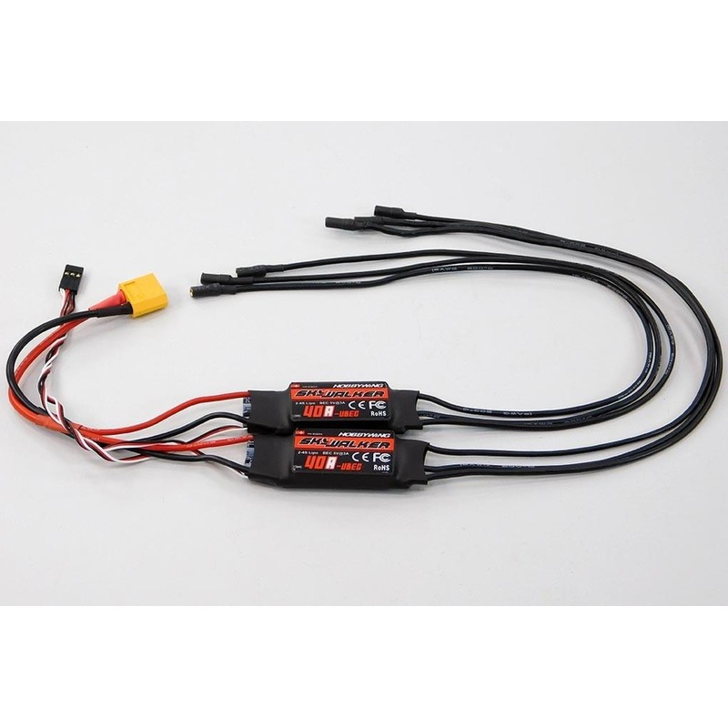 Freewing Dual 40A Brushless ESCs with XT-60 Connector