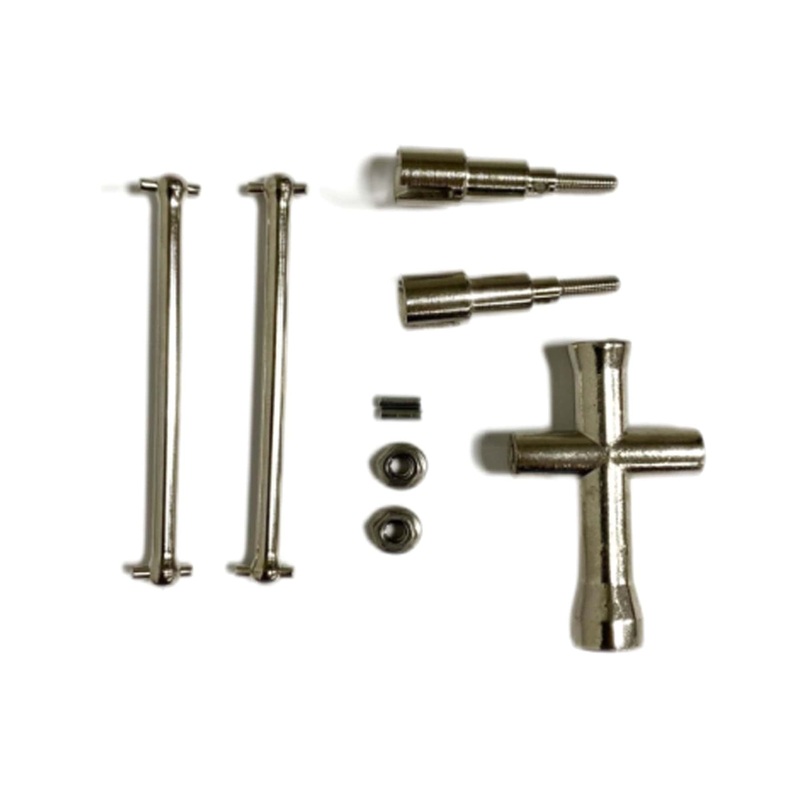 Primus 1/16 Scale DT16 Metal Rear Driveshafts with Axles (pr.)