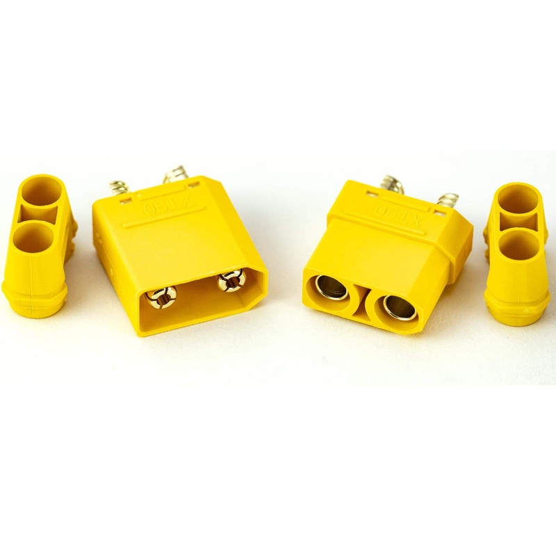 BenchCraft XT90 Connectors with Wire Cover (Pair)