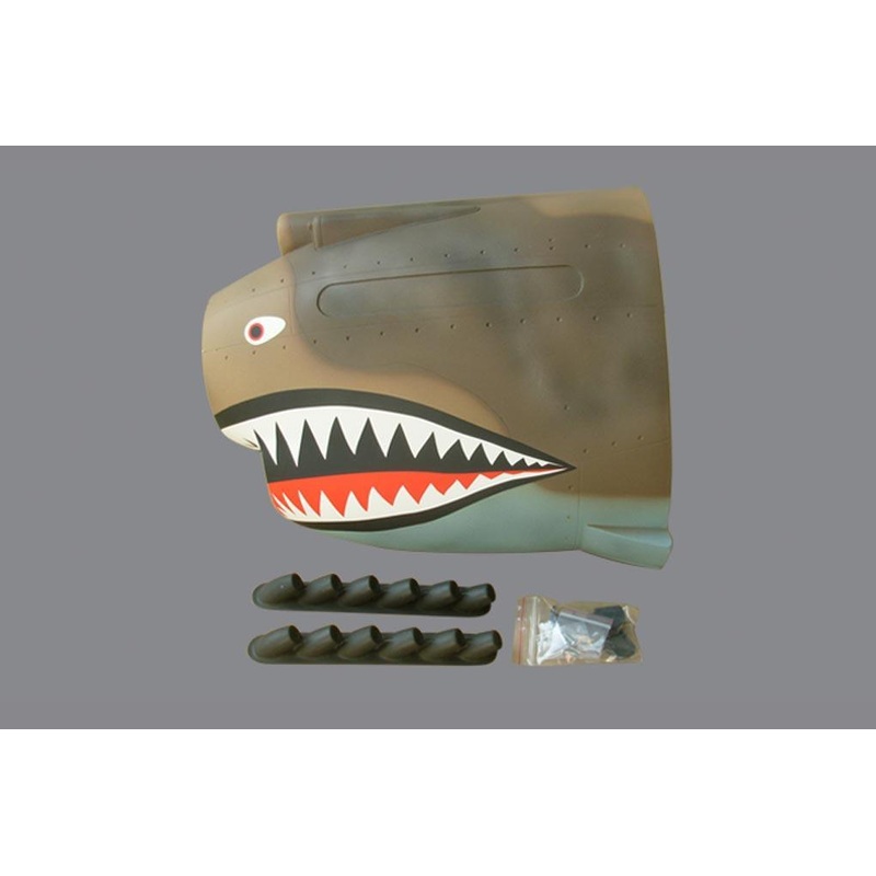 Black Horse 2276mm P-40C Warhawk Fiberglass Cowling