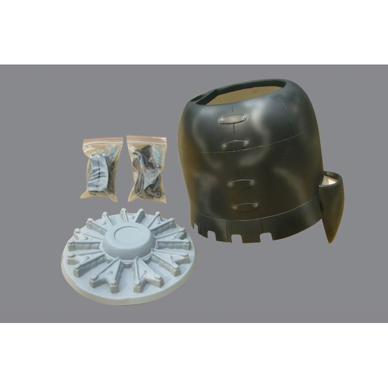 Black Horse 2385mm A6M Zero Fiberglass Cowling
