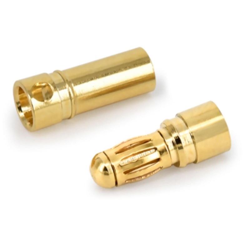 BenchCraft 3.5mm Gold Bullet ESC and Motor Connectors (Pair)