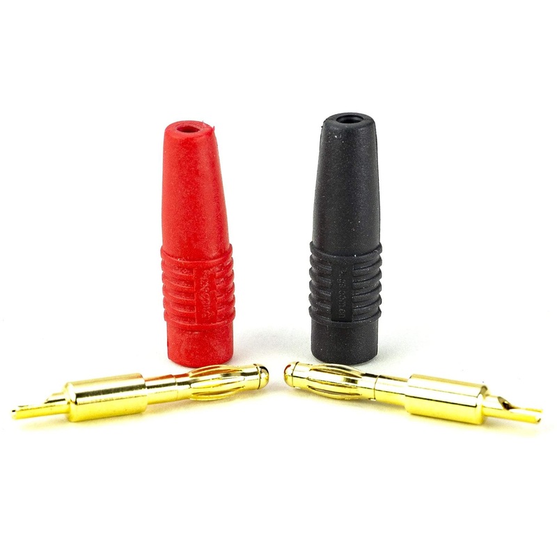 BenchCraft 4mm Gold Plated Banana Plugs (Pair)