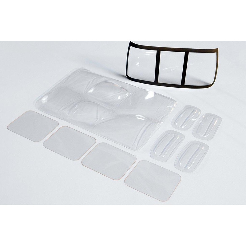 Roban 600 Size UH-60 Black Hawk Complete Window Set