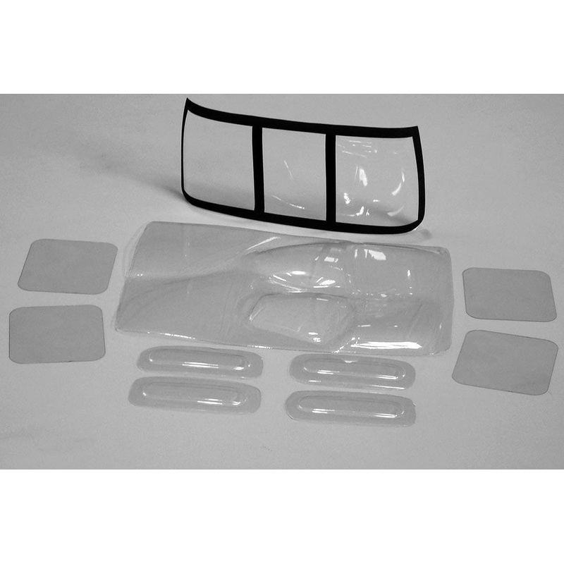 Roban 600 Size UH-60 Black Hawk Window Set