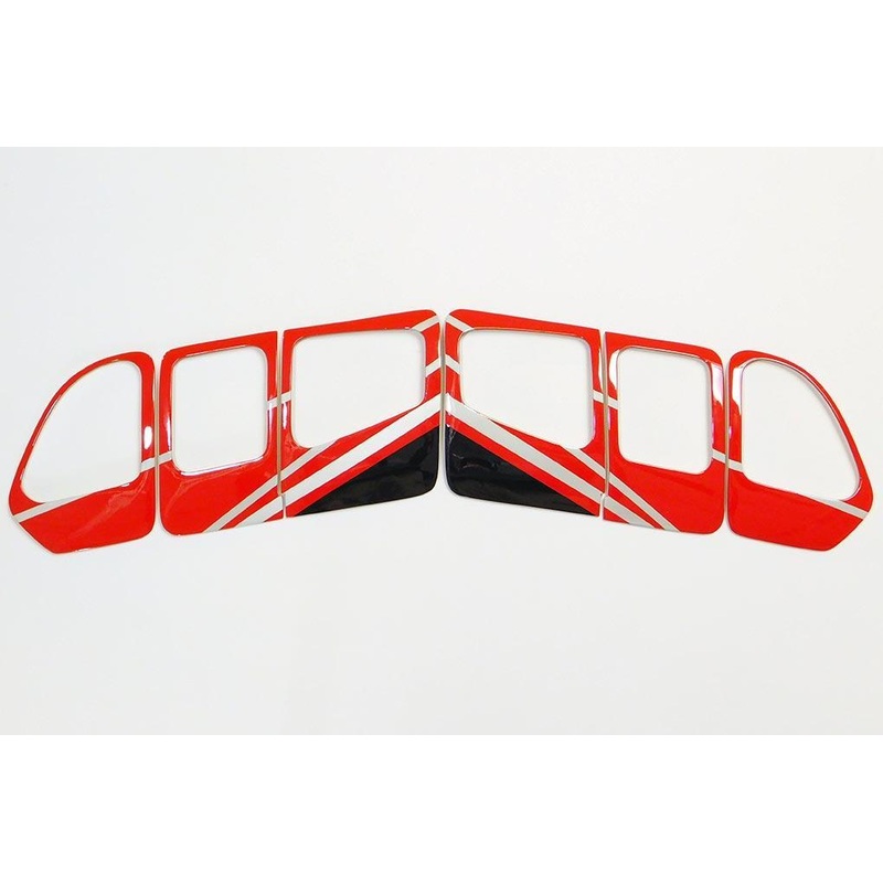 Roban 700 Size B429 Red/Black Door Set