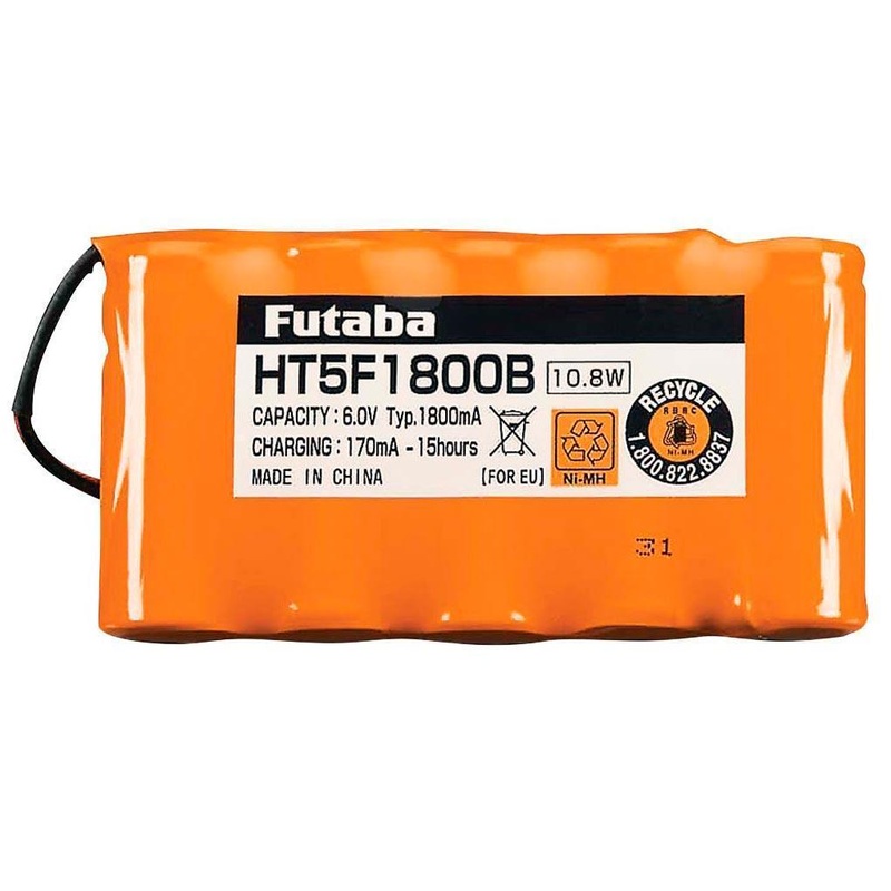 Futaba 1800mAh 5S 6V NiMH Transmitter Battery with Futaba Connector