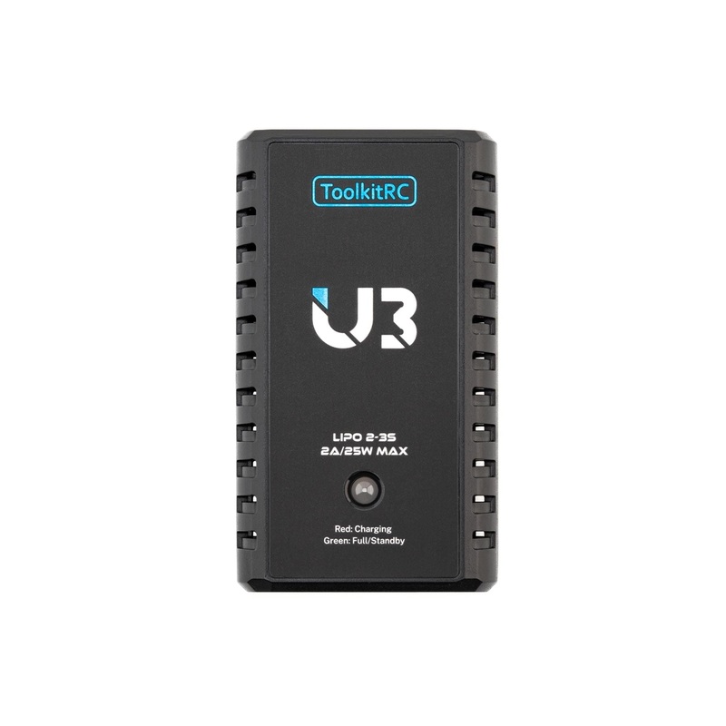 ToolkitRC U3 25W 3 Cell (3S) LiPo USB-C Battery Charger