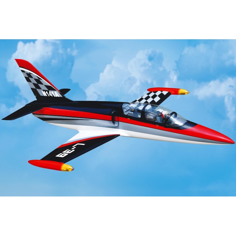 Black Horse L-39 Albatros Red 90mm EDF Jet - ARF