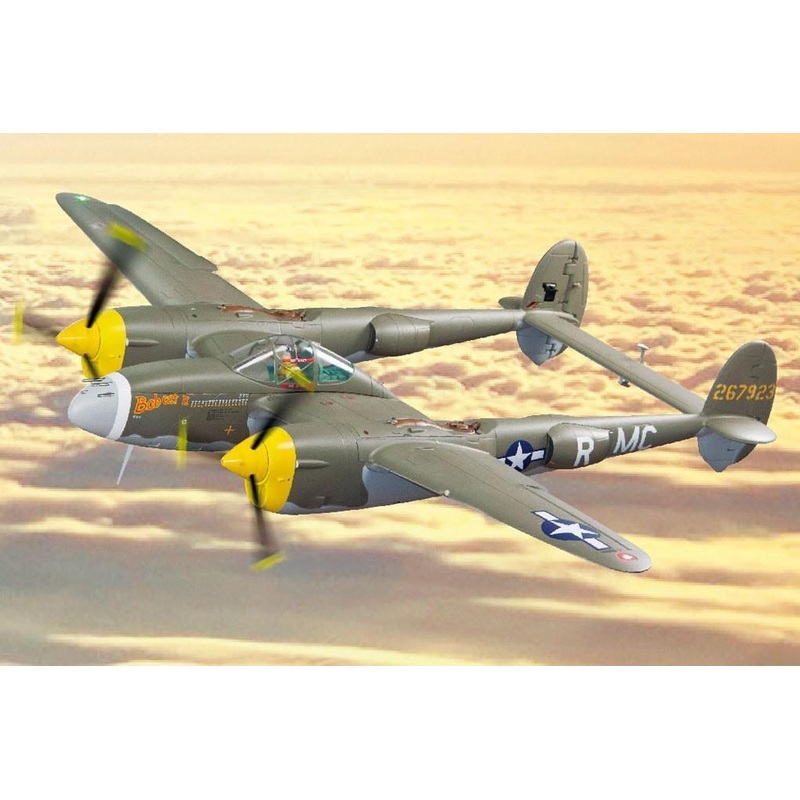 FlightLine P-38L Lightning "Allied Green" 1600mm (63") Wingspan - PNP