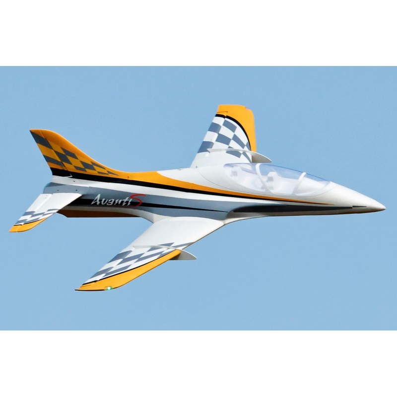 Freewing Avanti S V2 Yellow 80mm EDF Sport Jet - PNP
