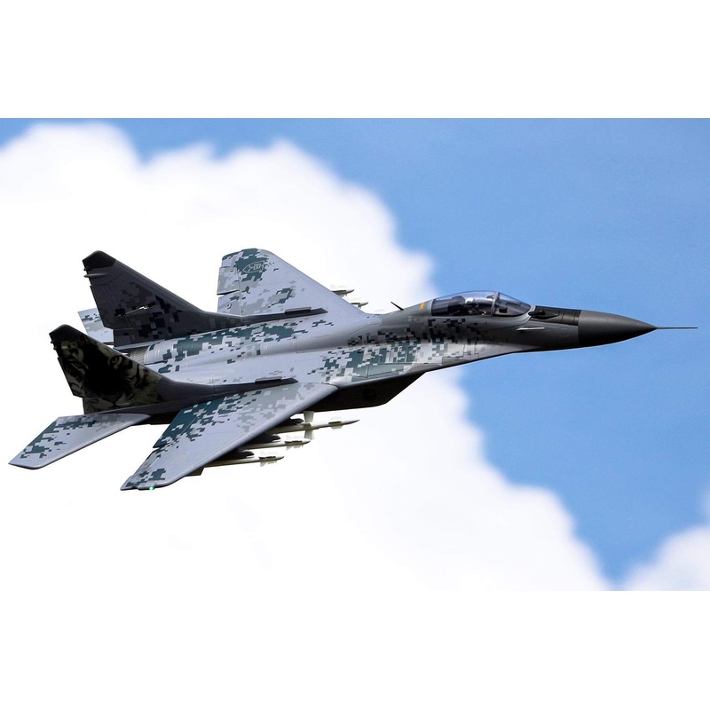 Freewing MiG-29 Fulcrum Digital Camo Twin 80mm EDF Jet - ARF PLUS