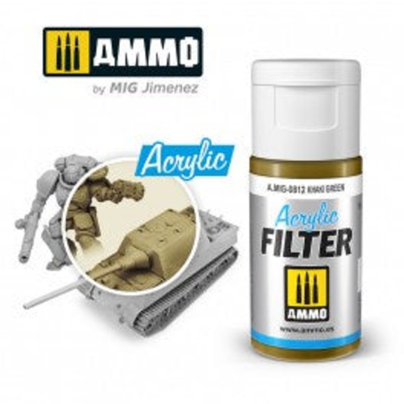 AMMO - 0812 Acrylic FILTER Khaki Green