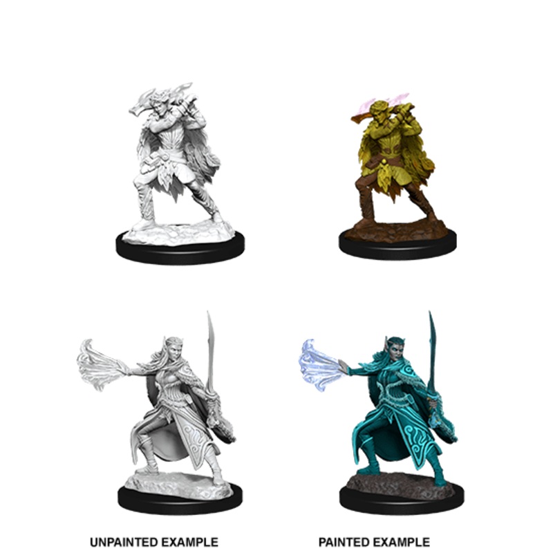 D&D Nolzur's Marvelous Miniatures: Winter Eladrin & Spring Eladrin