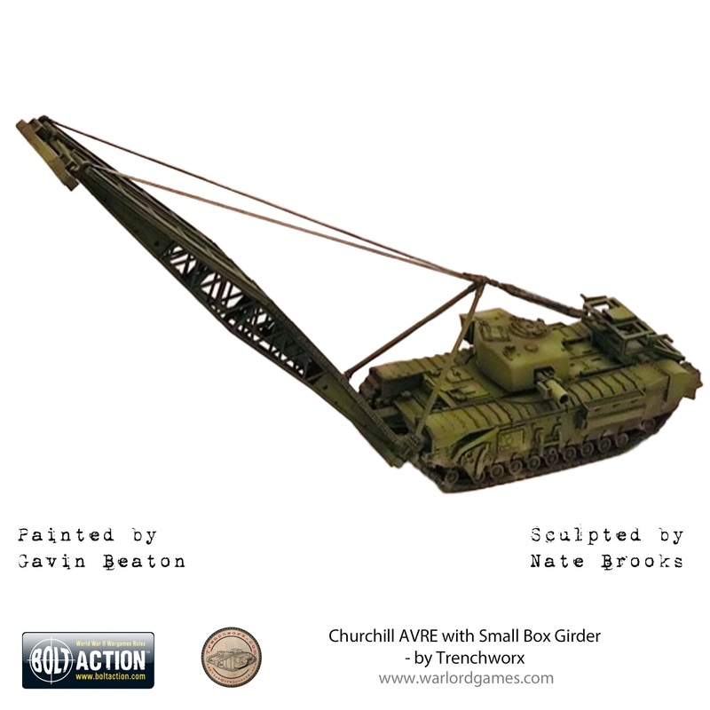 Warlord - Bolt Action  Churchill AVRE with Small Girder Bridge