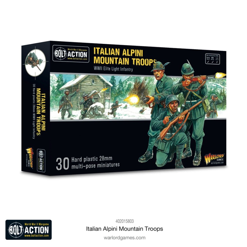 Warlord - Bolt Action  Italian Alpini Mountain Troops
