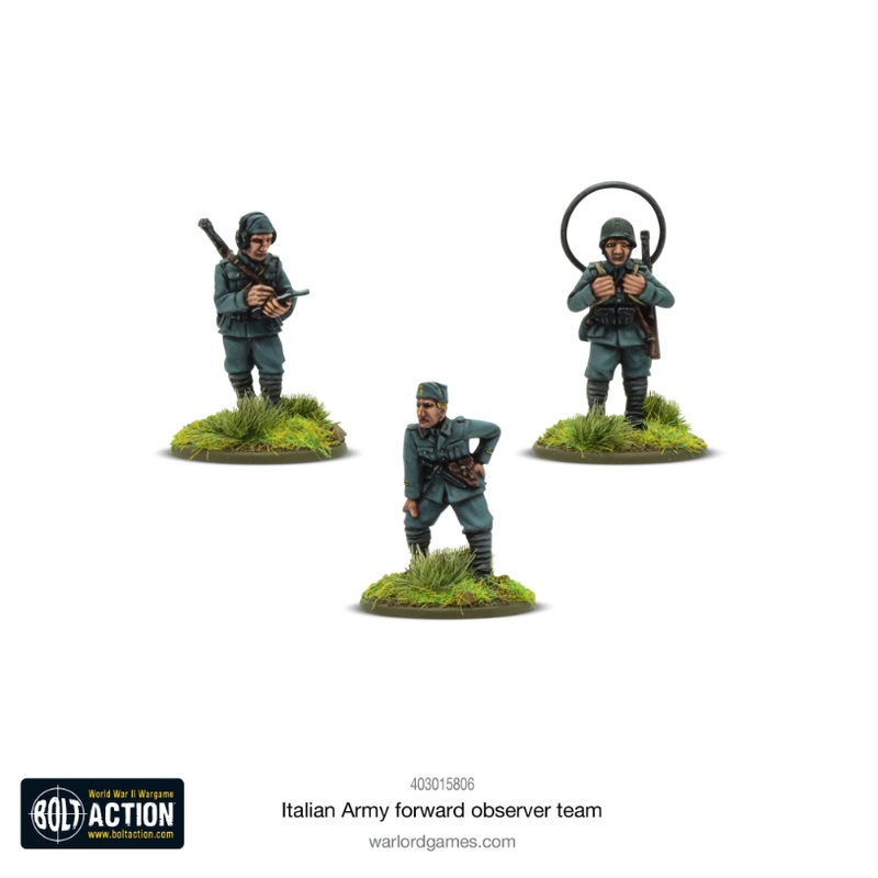 Warlord - Bolt Action  Italian Army Forward Observer Team