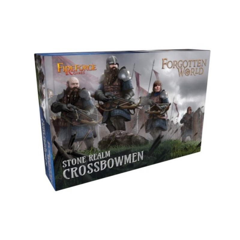 Fireforge Games - Stone Realm Crossbowmen (Dwarfs) (12 Plastic Multipart Figs.)