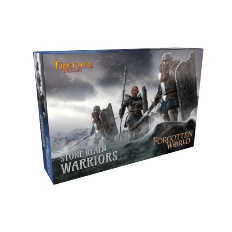 Fireforge Games - Stone Realm Warriors (Dwarfs) (12 Plastic Multipart Figs.)