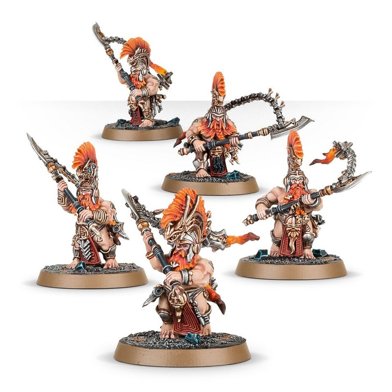 GW - Warhammer AOS Fyreslayers: Hearthguard Berzerkers  (84-24)