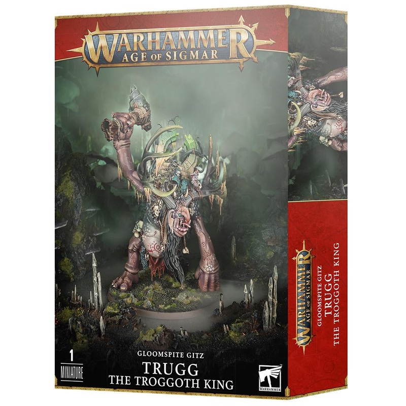 GW - Warhammer AOS Gloomspite Gitz: Trugg The Troggoth King  (89-54)