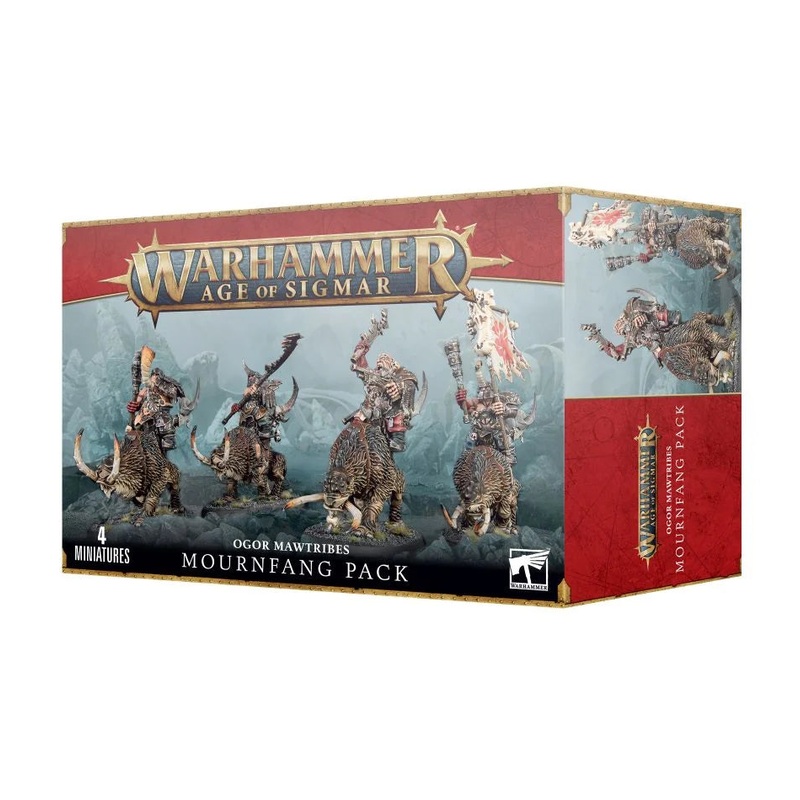 GW - Warhammer AOS Ogor Mawtribes: Mournfang Pack  (95-14)