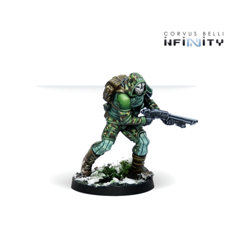 Infinity - Ariadna: Streloks - Kazak Reconnaissance Unit (Boarding Shotgun)