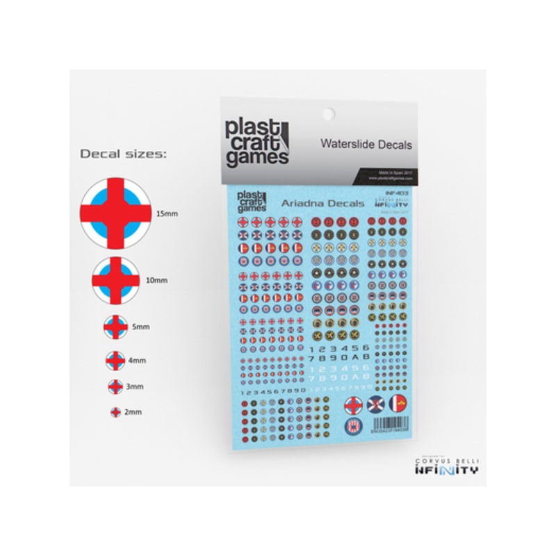Plast Craft Games - Infinity Decals - Ariadna