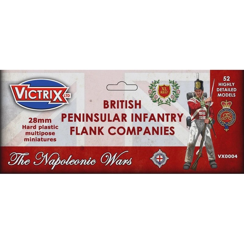 Victrix - British Peninsular Infantry Flank Company (52 Plastic Figs.)