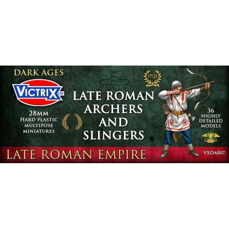Victrix - Late Roman Archers and Slingers (36 Plastic Figs.)