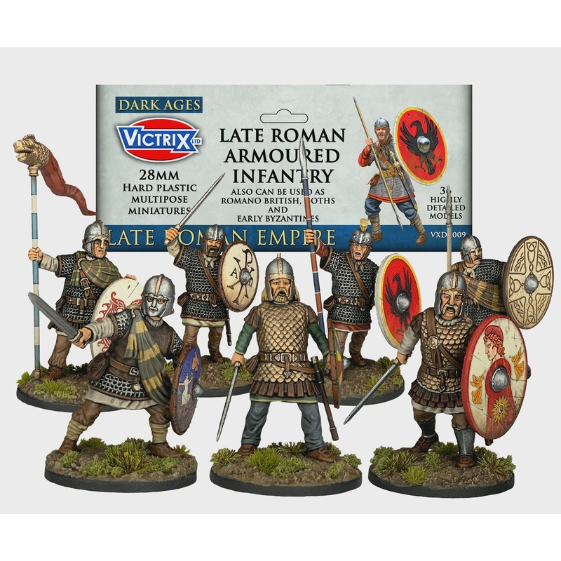 Victrix - Late Roman Armoured Infantry (36 Plastic Figs.)