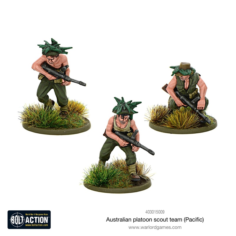 Warlord - Bolt Action  Australian Platoon Scout Team