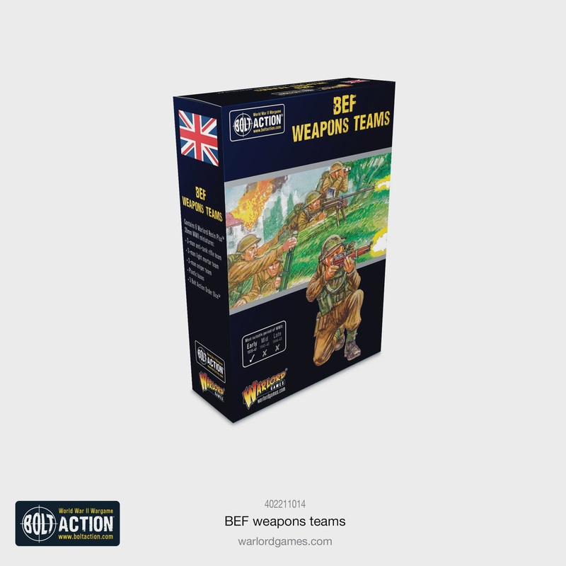 Warlord - Bolt Action  BEF Weapons Teams