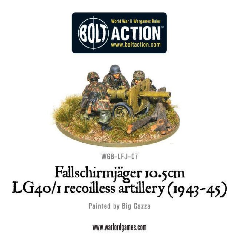 Warlord - Bolt Action  Fallschirmjager 10.5cm LG40/1 Recoilless Artillery
