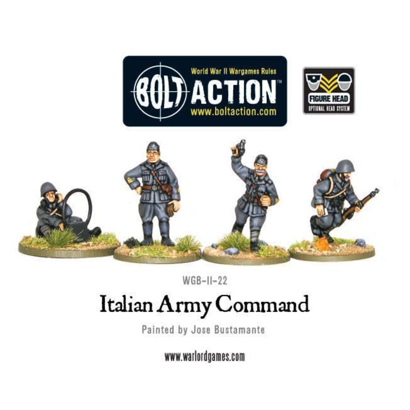 Warlord - Bolt Action  Italian Army Command