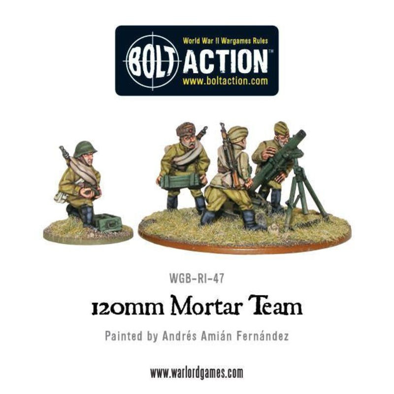 Warlord - Bolt Action  Soviet 120mm Mortar