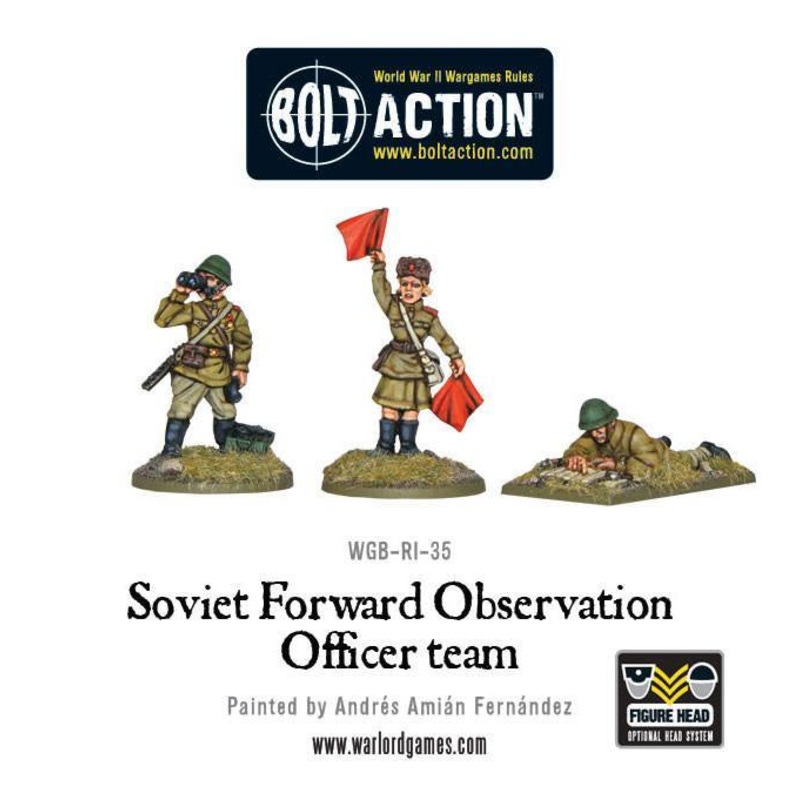 Warlord - Bolt Action  Soviet Forward Observer Officers
