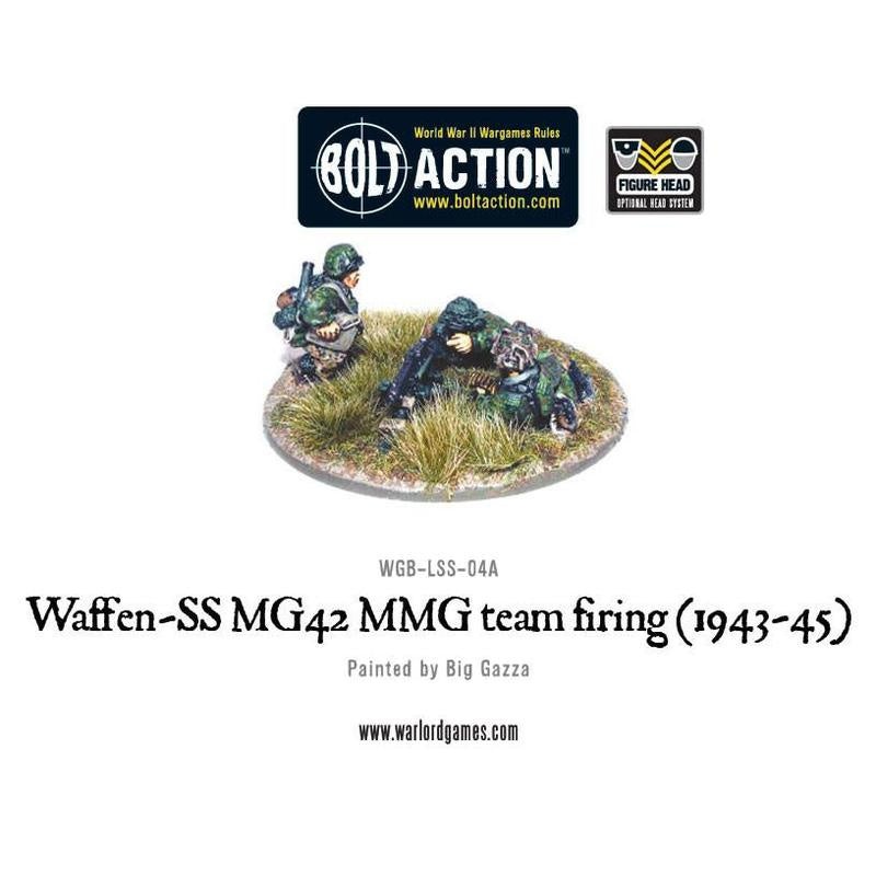 Warlord - Bolt Action  Waffen-SS MG42 MMG team