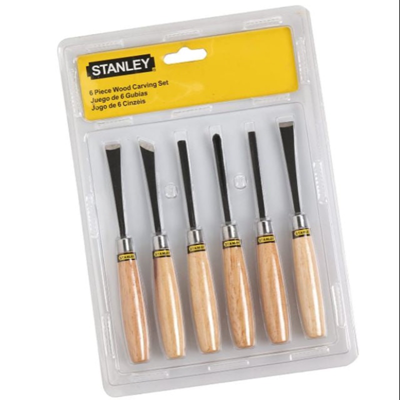 Maxx - JY-6150 - Carving Set w/ Wooden Handle (6pcs)