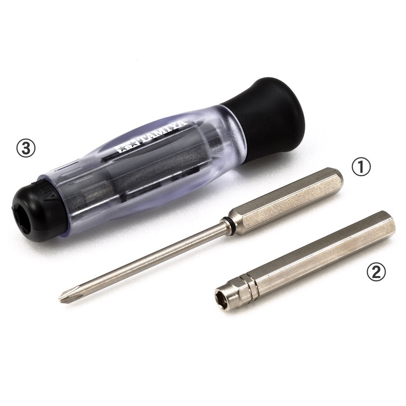 Tamiya - Mini 4WD (+) Screw & Nut Driver Set PRO