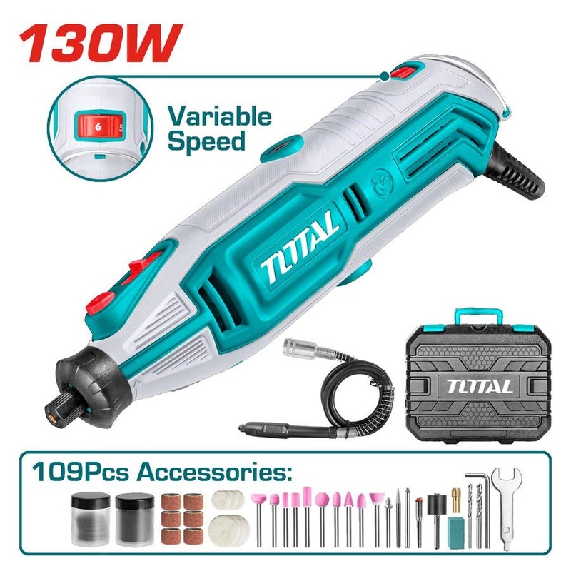 Total - Mini Grinder 220-240V 50/60Hz Input 130W (3.2mm Collet)