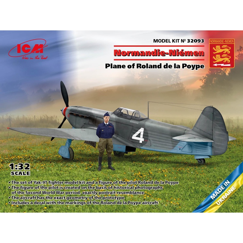 ICM - 1/32 Yak-9T - Plane of Roland de la Poype