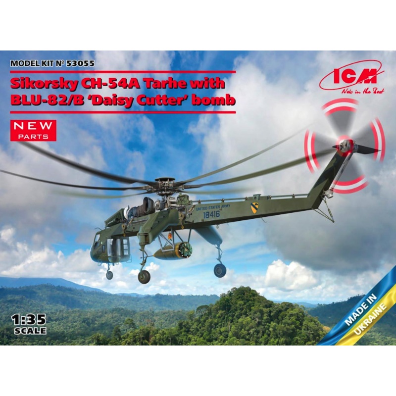 ICM - 1/35 Sikorsky Ch-54A  w/ M-121 Bomb