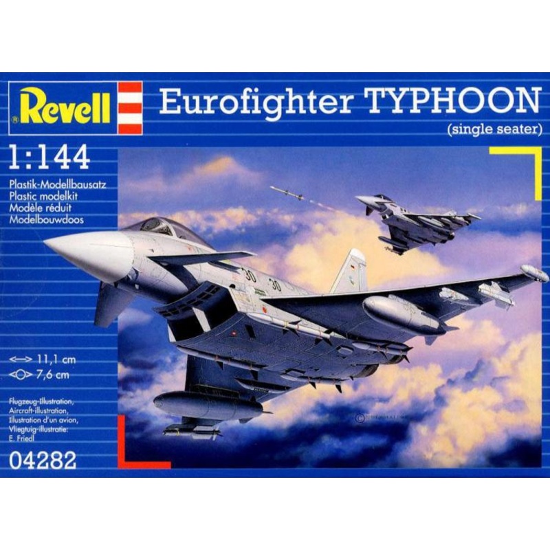 Revell - 1/144 Eurofighter Typhoon (Single Seater)