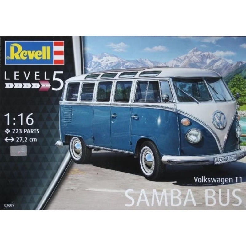 Revell - 1/16 Volkswagen T1 Samba Bus