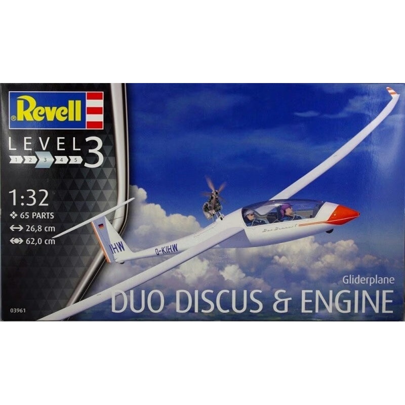 Revell - 1/32 Glider Duo Discus & Engine