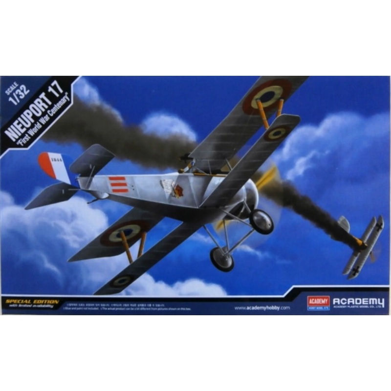 Academy - 1/32 Nieuport 17 WWI Centenary (incl.Photo-Etch)