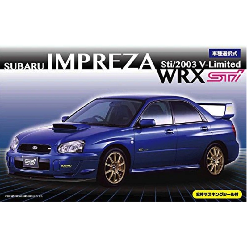 Fujimi - 1/24 Impreza WRX STI 2003 V Limited w/ Masks