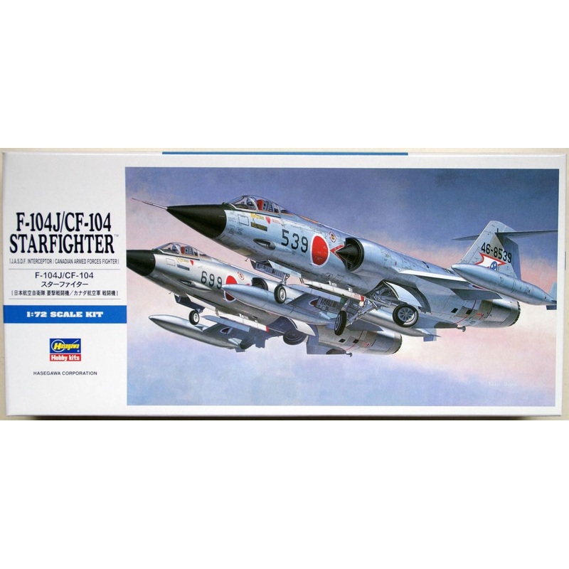Hasegawa - 1/72 F-104J/CF-104 Starfighter (Jasdf/Canada)