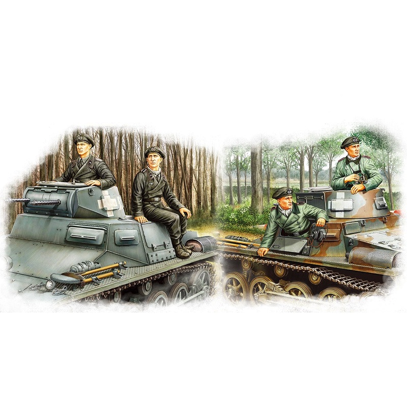 Hobby Boss - 1/35 German Panzer Crew Set (84419)
